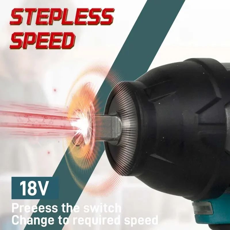 Parafusadeira de impacto Makita 18V com carregamento, chave elétrica de lítio sem escovas, alto torque DTW700 DTW700RGD