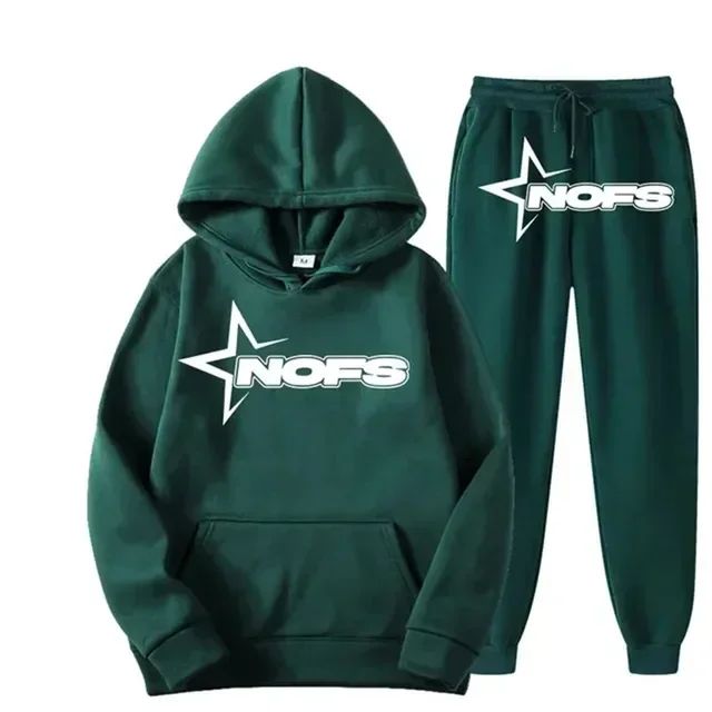 2024 men and women of the same fashion trend hoodie casual two-piece suit jacket pants fashion brand printing logo size S-3XL