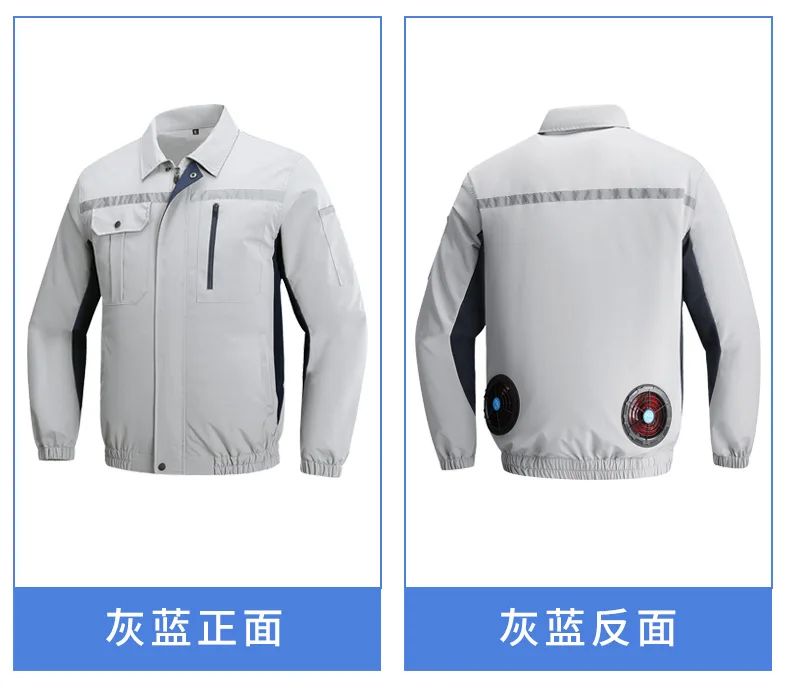 Summer Cooling Jacket Men's Hooded Fan Jacket Heat Resistant Fan Air Conditioner Clothes Breathable Outdoor Fishing Fan Workwear