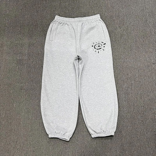 American High Street Black Sweatpants ADWYSD Pants Sunroll Fleece Zipper Pocket Men Women Cleanfit Trousers