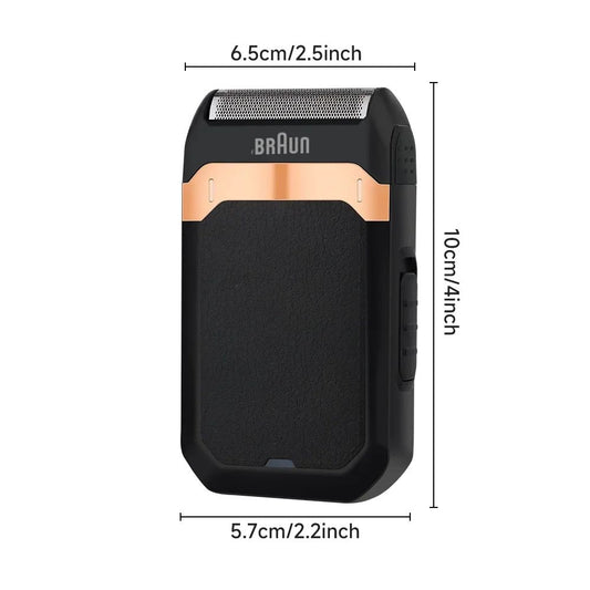 Original Fang Braun M606 Electric Razor Professional Shaver Portable Shaving Machine Mini Beard Trimmer Razor Shaver for Men