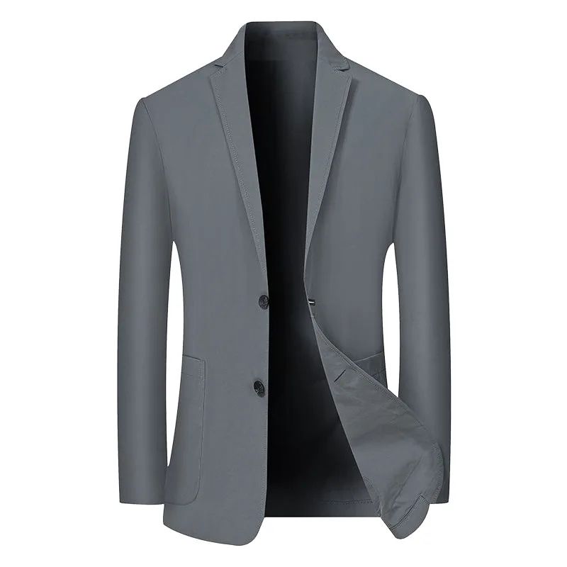 Summer Men Thin Breathable Blazers Jackets High Quality Male Quick Drying Blazers Coats Man Business Casual Suits Coats 4XL