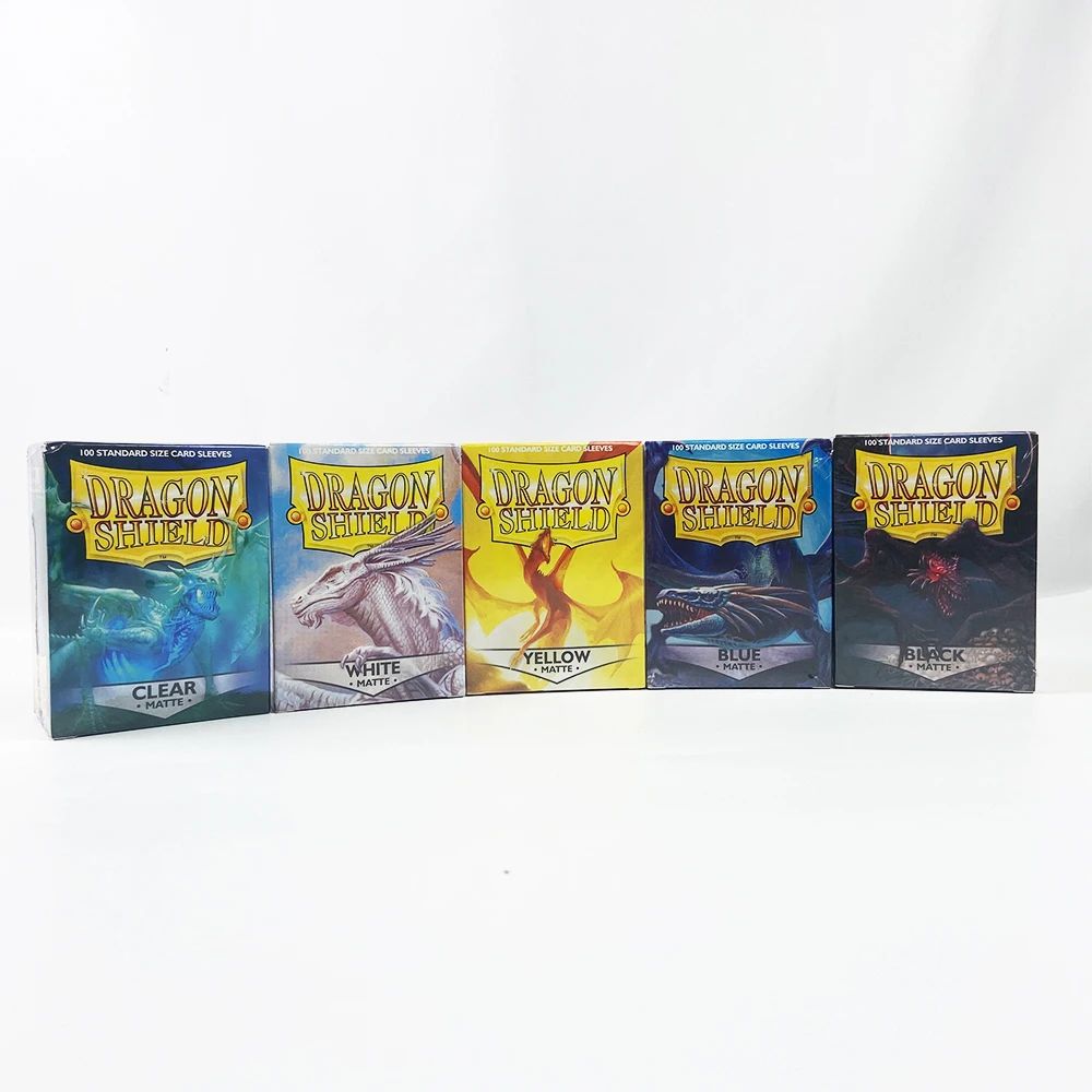 100 unids/caixa 66*91cm Mangas de Cartas Foscas Dragon Shield Cartas Capa Protetor de Cartas para PTCG/Cartas Estelares