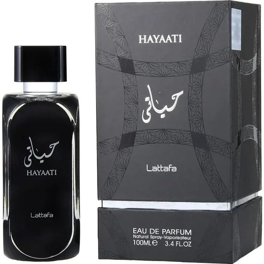 Lattafa Hayaati Men's and Women's Perfume 100ml, Woody Scent, Long-lasting Amber and Citrus Fragrance Guaranteed Gift