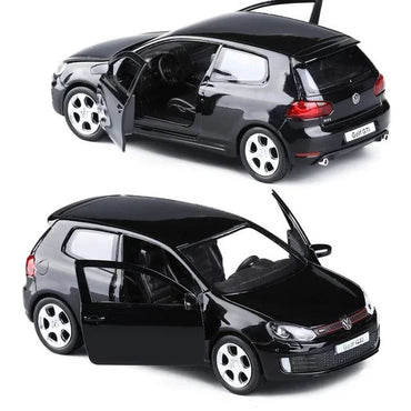 1/36 VW Golf 6 Miniaturas Carro Volkswagen em Escala Golf Gti Miniatura de Liga Brinquedo de Fricção Modelos de Veículos para Presentes Infantis