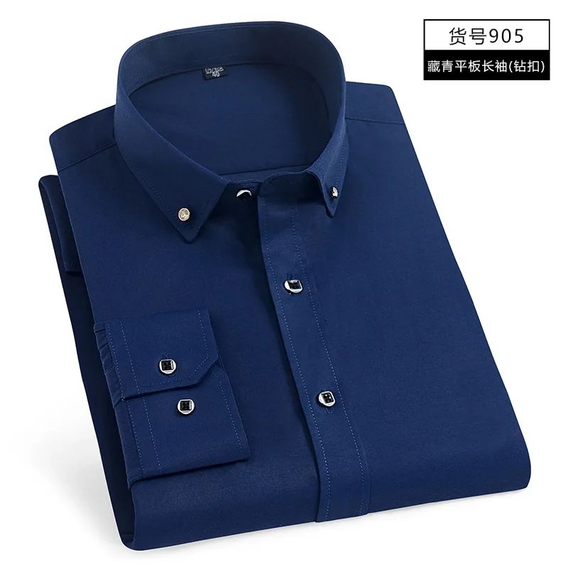 New Men's White Shirt Korean High End Version Free Shipping Popular Clothes Short Sleeve Long Sleeve Casual Suit Bottom Shirts