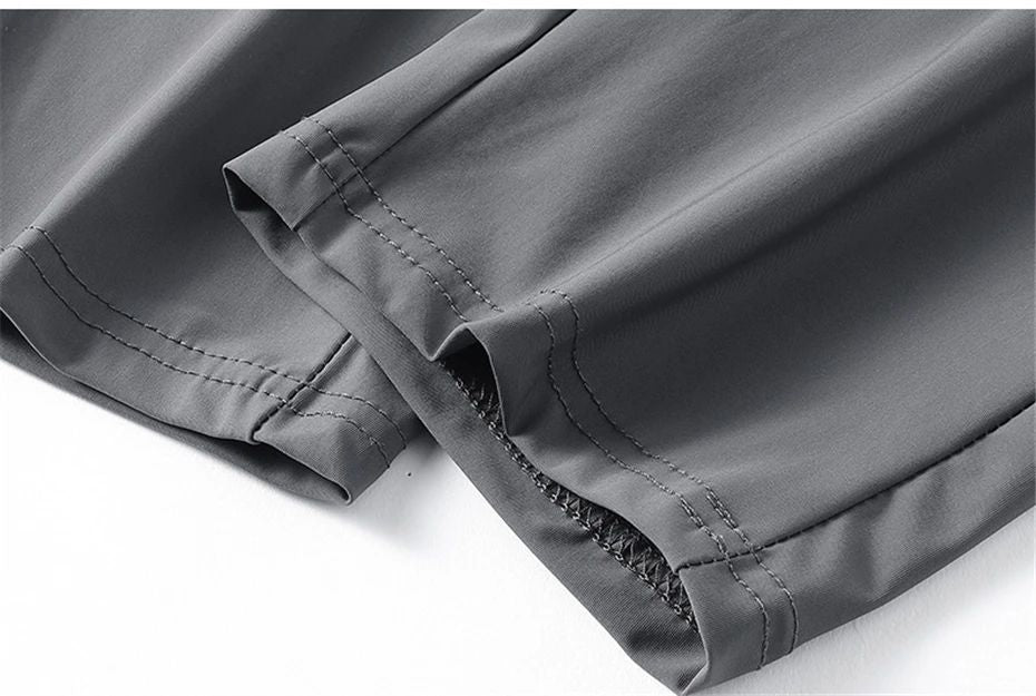 Summer Cool Pants Men 8XL Plus Szie Sweatpants Fashion Casual Stretch Pants Male Big Size 7XL 8XL Summer Trousers Black Grey