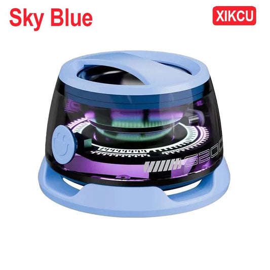 XIKCU Portable Bluetooth Speaker G200 RGB Lighting Magnetic Speaker BT5.0 Mini Sound Box 7 Hours Playback Phone Holder