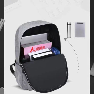 Casual Men's Minimalist Backpack Versatile Backpack Large Capacity School Student Computer Travel Bag Washable Unisex Backpack