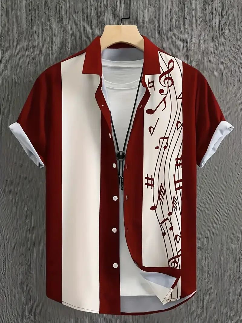 Summer Hawaiian Vintage Floral Print Men's Short Sleeved Women's Blouses Beach Shirts Lapel Casual Button Shirt Men Clothes