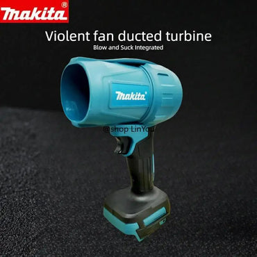 Makita 30000RPM Violent Blower Turbo Jet Fan 18V Electric Air Duster Wind Speed Turbo Rechargeable Car Cleanin Tool