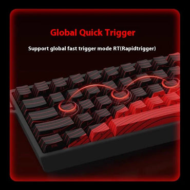Teclado Mecânico Madlions Mad 60He com Switch Magnético MAD68 Teclado com Fio Mad60he Personalizado MAD68he Presentes para Gamers de Esports