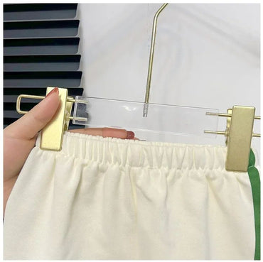 2Pcs Cartoon Bear Children Short Sleeve Shorts Sets Summer Kids Clothes Boy Girl Baby Thin Cotton Tee Tracksuits Fashion Outfits