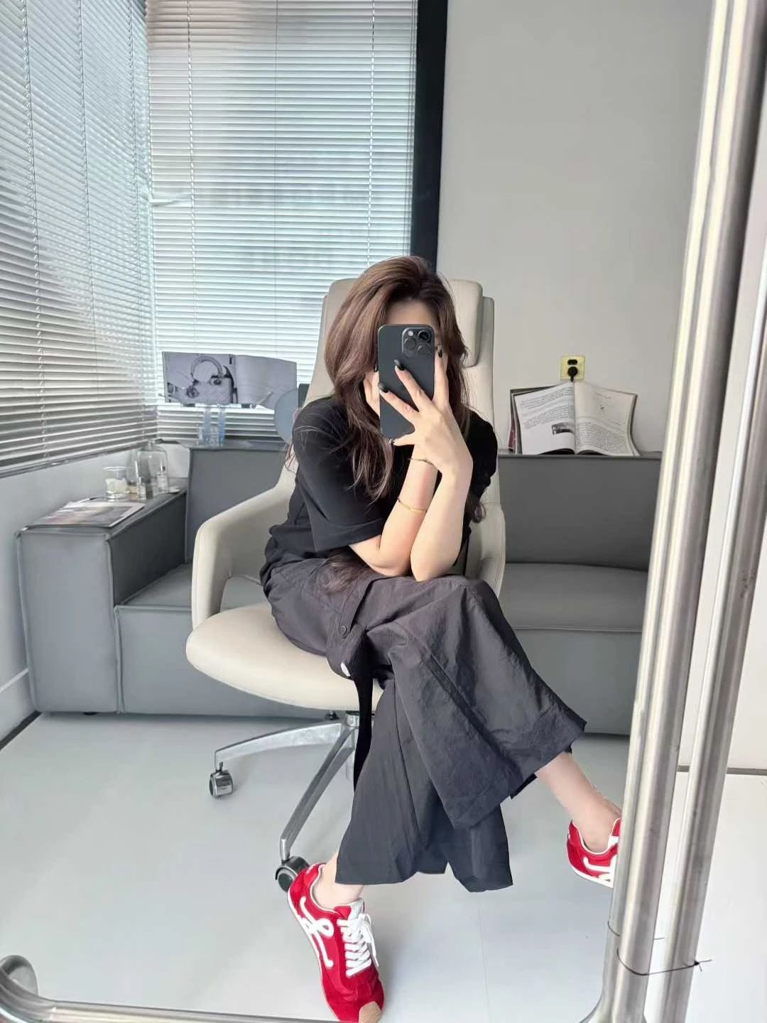 Sports Wide Leg Cargo Pants Women Elastic Waist Loose Solid Color Workwear Pants High Waist Fitness Women's Trousers Sportswear