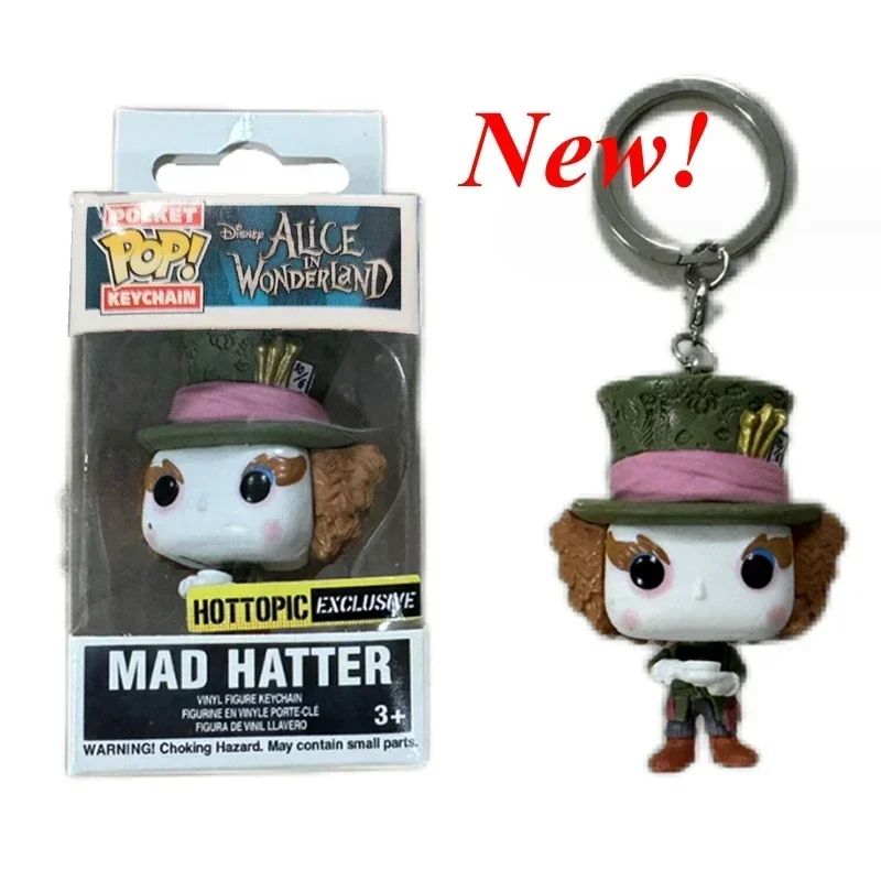 Chaveiro de Bolso FUNKO Disney Chapeleiro Louco Hocus WINIFRED SANDERSON Sarah Mary Bonecos de Ação Modelo Brinquedos
