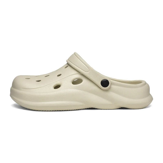 Mens Summer Beach Sandals Unisex Casual Garden Clogs Outdoor Wide Toe Cross Sandals for Ladies Non Slip House Shower Slippers