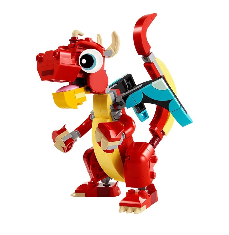 LEGO Creator série criativa 31145 pequeno dragão vermelho meninos e meninas blocos de montar educacionais brinquedos