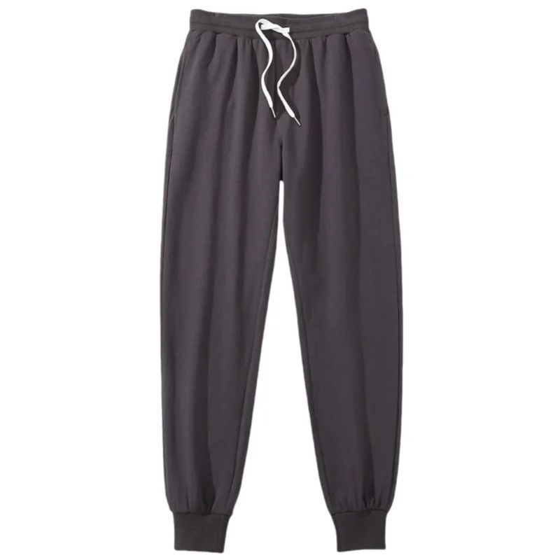 Men 100% Cotton Pants Elastic Gym Sweatpants Casual Jogging Trousers Sport Joggers Fitness Running Pants Man Clothing Streetwear