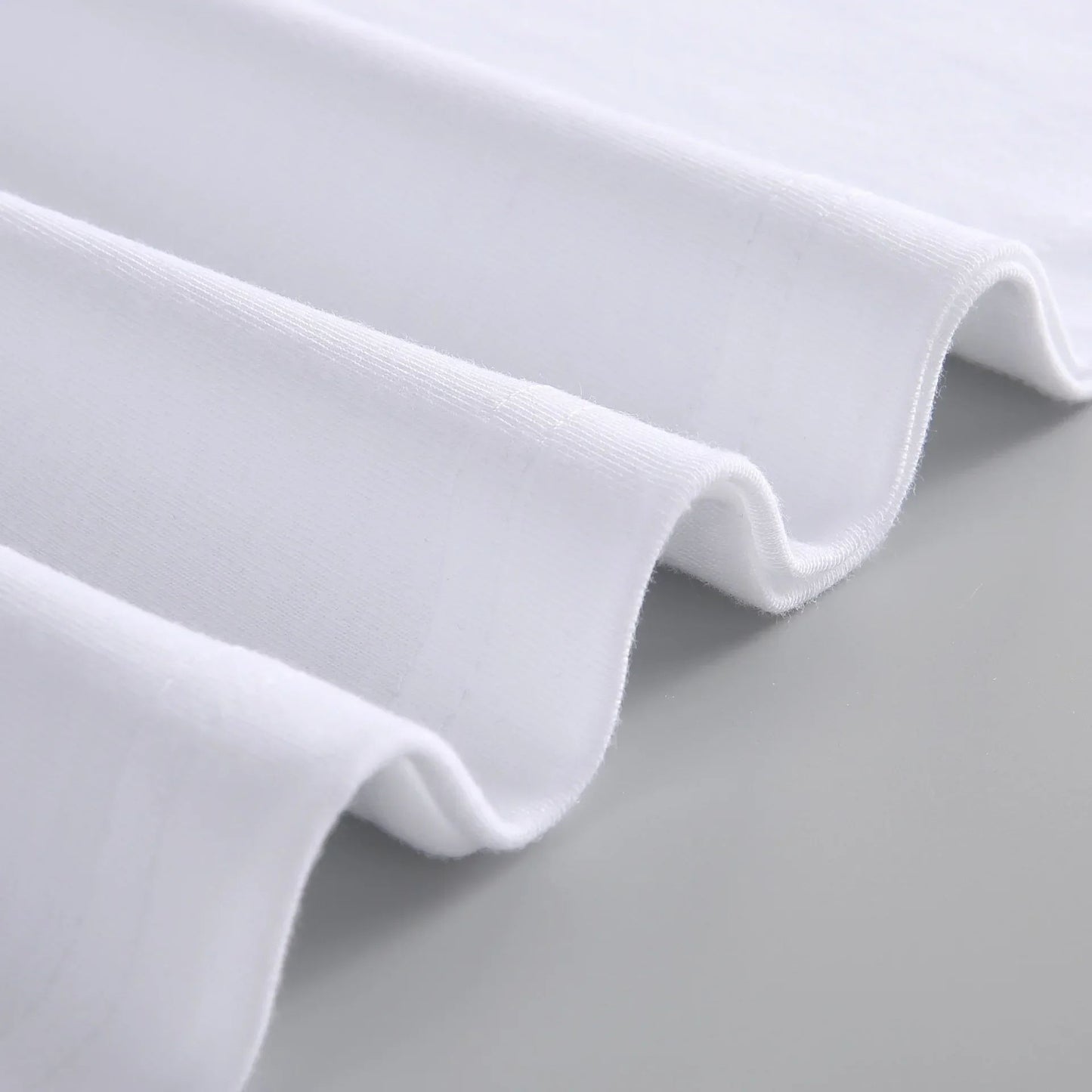 Heavy Cotton Men's Long Sleeve T Shirt Solid Color Cotton Bottom Shirt Half Sleeve 100% Cotton T Shirt Korean Tee