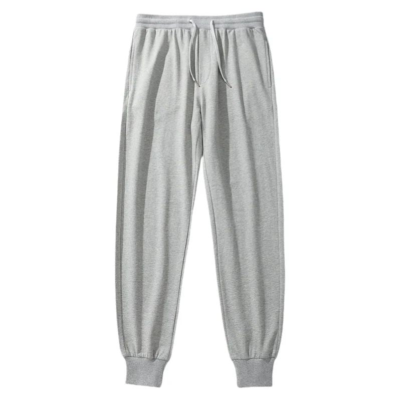 Men 100% Cotton Pants Elastic Gym Sweatpants Casual Jogging Trousers Sport Joggers Fitness Running Pants Man Clothing Streetwear