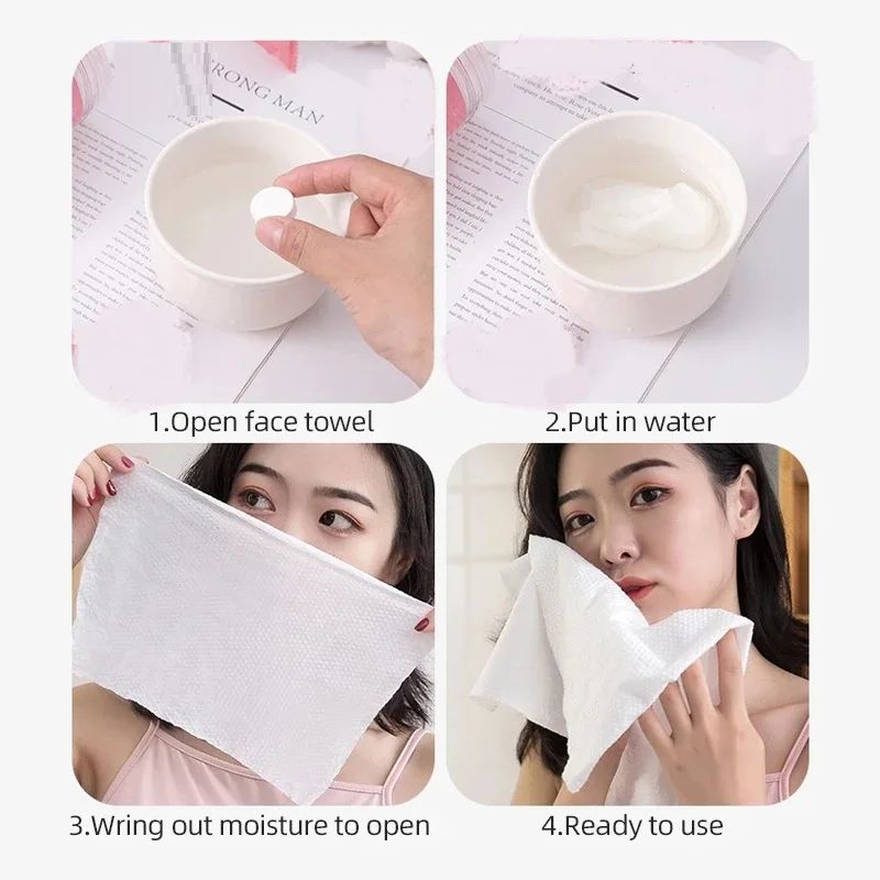 Portable Disposable Face Towel Washing Towels Non-woven Compressed Towel Tablet Capsules Home Textiles Bathrobe Textile Garden