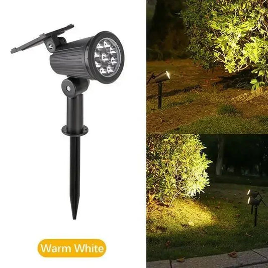 9 LED Solar Spot Light Outdoor IP65 Waterproof Spotlights Solar Garden Lights Landscape Lighting Decoration Pathway Lawn Lamp