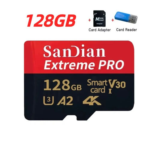 2025 Original TF Flash Card 1TB SD Card 128GB 256GB High Speed Micro TF/SD 512GB High Capacity Memory Card for Laptops/PC/MAC