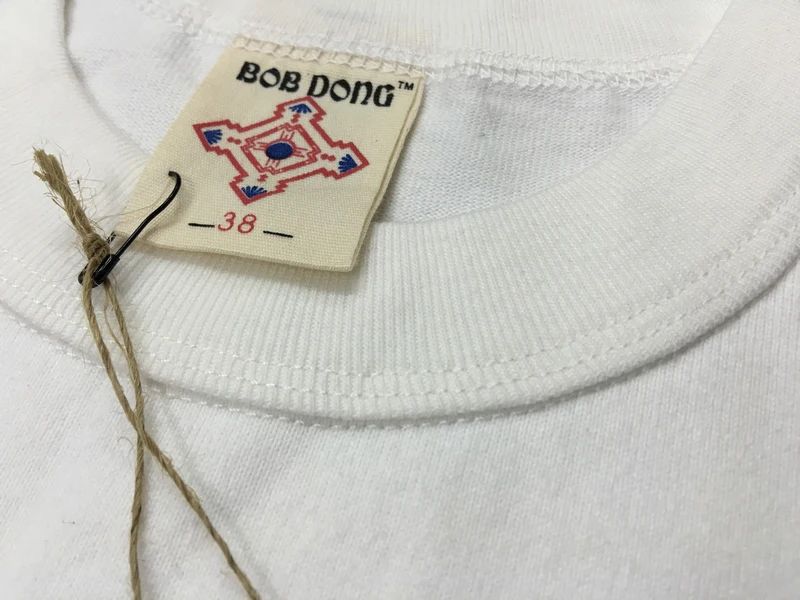 BOB DONG 300gr Basic Tee Shirts Summer Heavyweight Cotton Men's Plain T-Shirts
