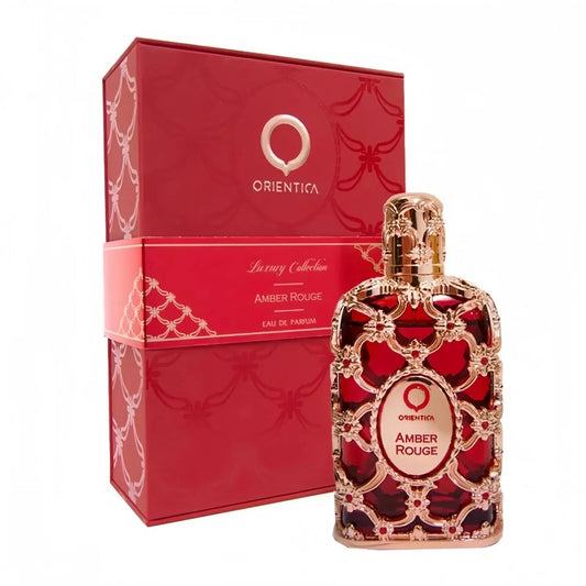 Orientica Royal Amber Rouge Oud Saffron Men Women Eau De Spray Unisex Neutral Glass Bottle Rose Cologne Long Lasting Smell Gifts