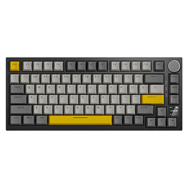 Teclado Gamer Ajazz AK820 Pro com Chave Magnética, Montagem Gasket, Bluetooth 5.1/Wireless 2.4G/USB-C com Fio, Tela TFT, para Mac/Windows