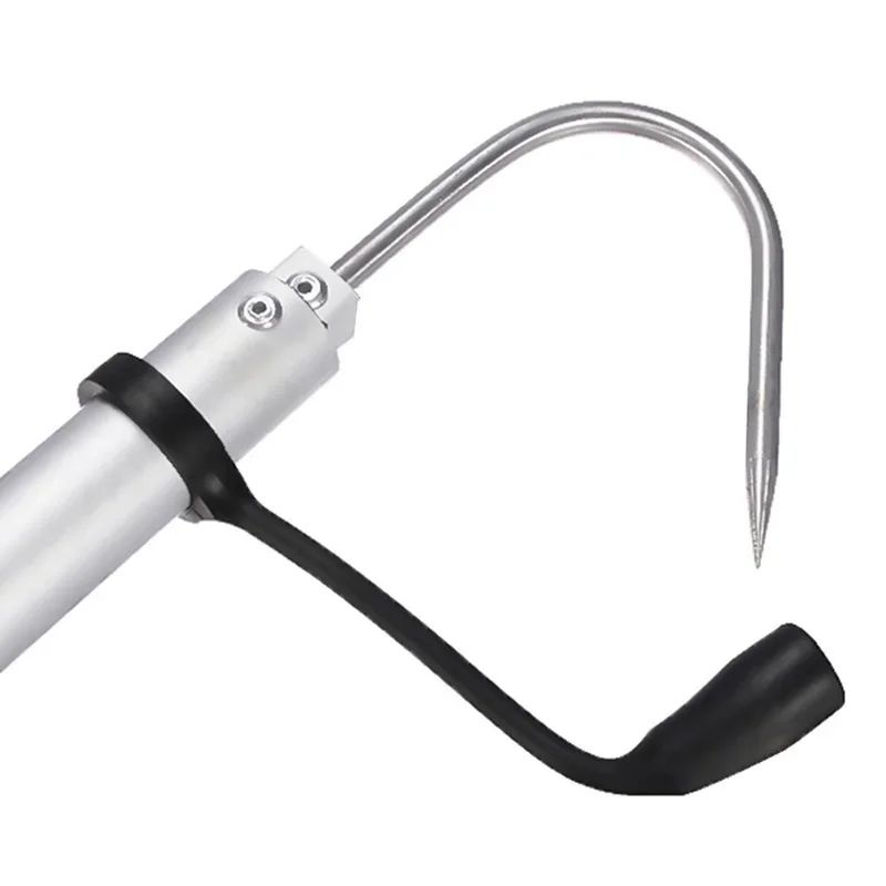 Anzol de Pesca no Gelo com Âncora, Aço Inoxidável, Telescópico, Anzol de Pesca em Aço Inoxidável, Gancho para Pesca, Dispositivo de Içar Peixe, Equipamento Multifuncional para Pesca