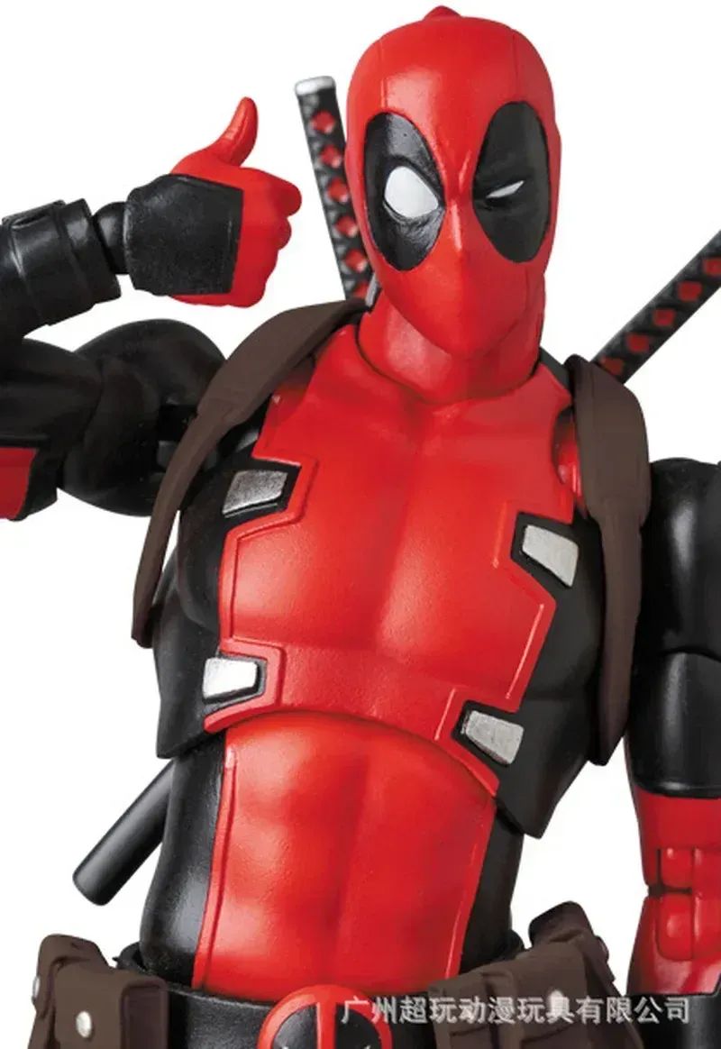 16cm Mafex 082 Marvel X-Men Deadpool Boneco de Ação Versão em Quadrinhos Colecionável Brinquedo Modelo Boneca Presentes Legais de Aniversário e Festivais