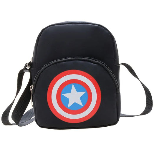 New Marvel Children'S Bags Boy's Spider Man Iron Man Captain America Crossbody Bag Cartoon Shoulder Bag Kids Accessories Gift