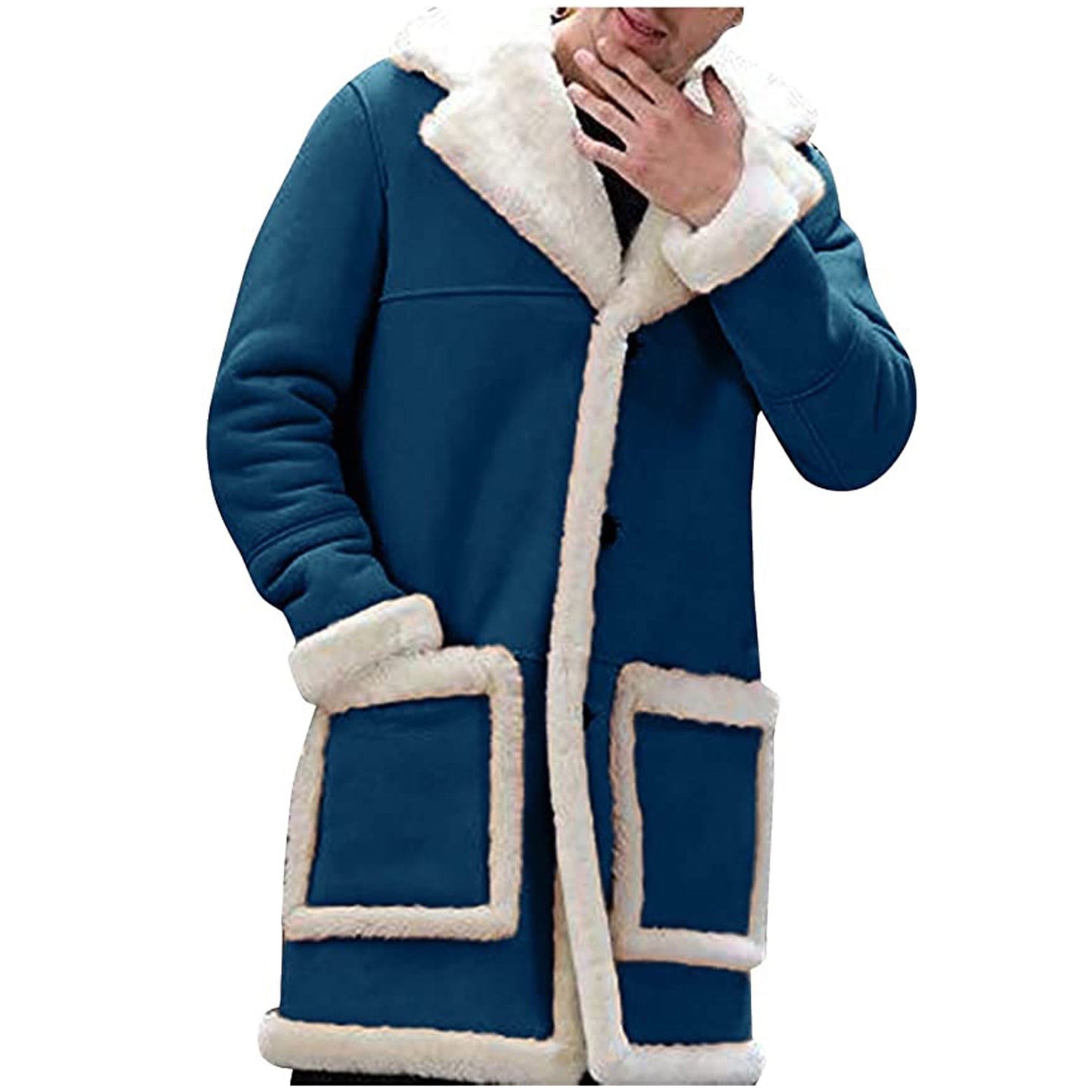 Men Coat Winter thicken to keep warm Outwear two way wear Coat Mens gentle Parka Jackets Long Overcoats male Brand Clothing