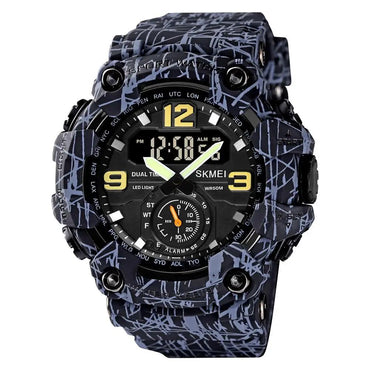 SKMEI 1637 Military Digital Watch for Men Camouflage Waterproof Wristwatch Mens Shockproof Sport Quartz Clock 1384 Montre Homme