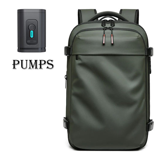 Men Travel Backpack 17 inch vacuum compression Laptop Backpack Extended Large Capacity school Backpack Hiking Business backpack