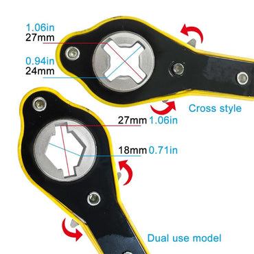 Auto Labor Saving Jack Ratchet Wrench Tire Jack Removal Wrench Cross car Labor Saving Wrench Rocker Arm