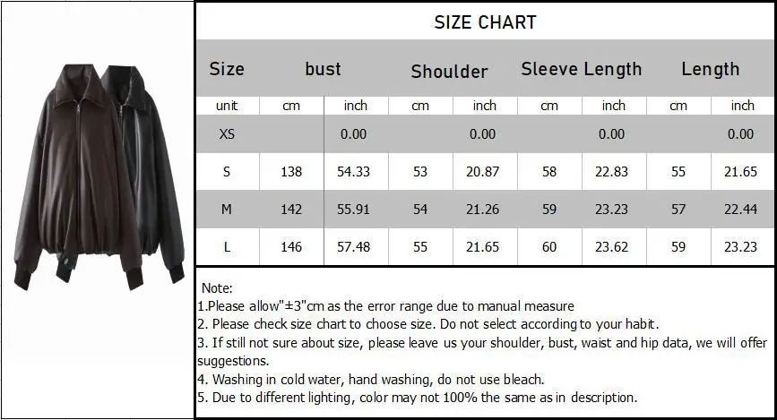 2025 Fall Winter Faux Leather Jacket for Women Oversized Streetwear Cotton Padded Parkas Short Bomber Coat Warm
