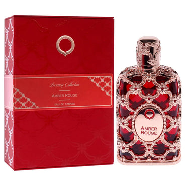 Orientica Amber Rouge 80ml Eau de Parfum Spray | Luxuosa Fragrância Unissex com Âmbar e Algas Marinhas perfumes mujer originales
