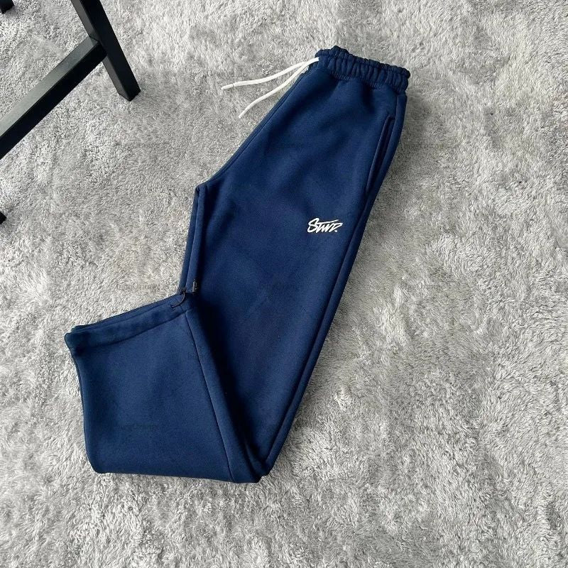 Calça de Moletom Larga Y2K com Estampa de Letras Estilo Streetwear Retrô Americano Harajuku para Mulheres e Homens, Calça de Cintura Alta da Moda, Roupa de Rua Masculina