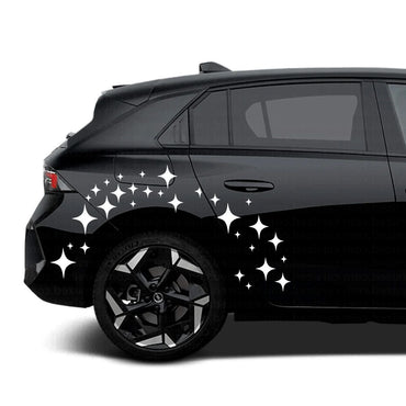 Car Star Graphics Door Wheel Eyebrow Sticker Vinyl Decal Tuning Accessories For Audi VW Ford BMW Toyota Honda Peugeot Renault