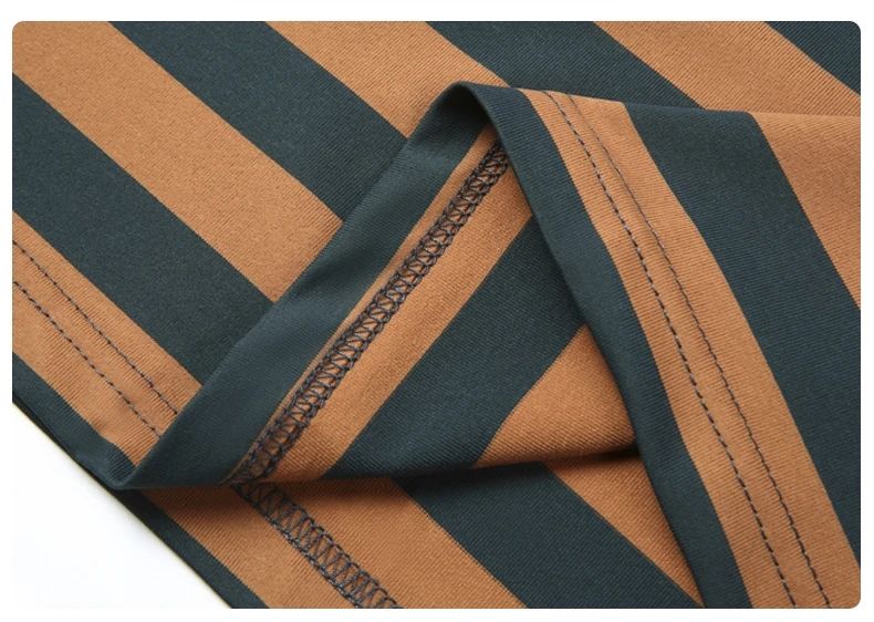 Personalized Striped Color Blocked Men's Short Sleeved Polo Shirt Fashion Brand Exquisite Embossed Summer Casual Collar T-shirt