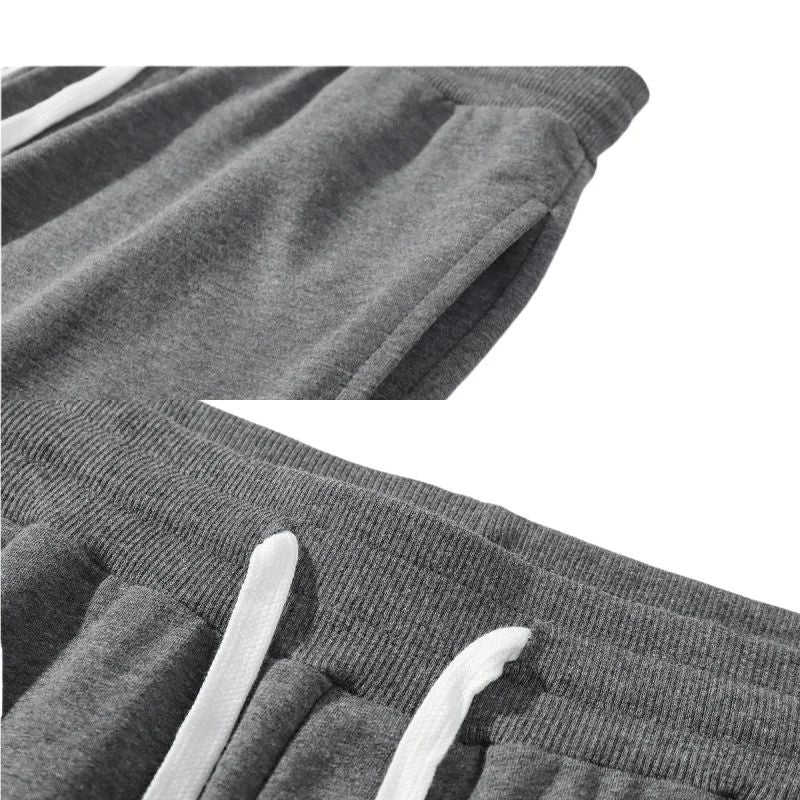 Men 100% Cotton Pants Elastic Gym Sweatpants Casual Jogging Trousers Sport Joggers Fitness Running Pants Man Clothing Streetwear