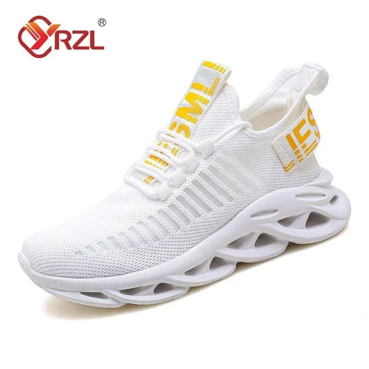 Men Shoes Comfortable Unisex Sneakers Breathable Couple Running Shoes Women Tenis Sports Shoe Size 36-46 White Walking Sneakers