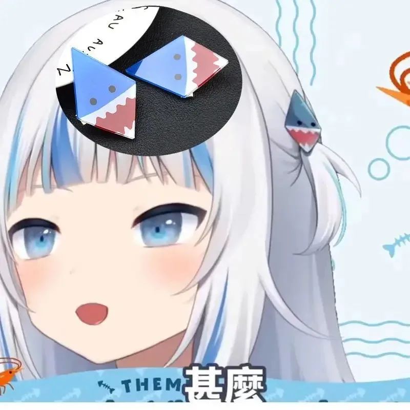 in stock Hololive ENG Gawr Gura Cosplay Costume Cute Shark Costume Hoodie For Women Halloween Youtuber Cosplay
