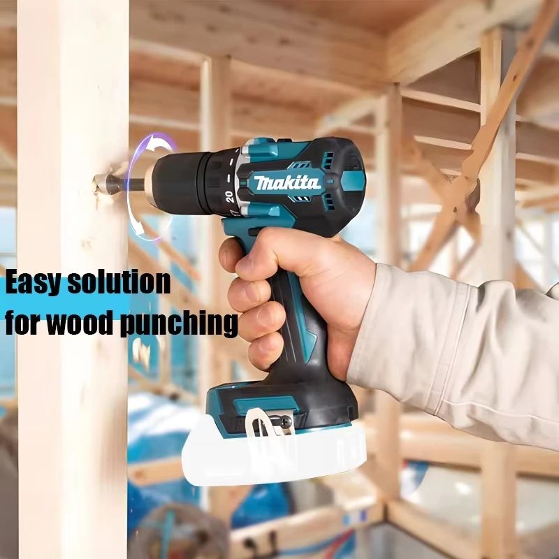 Parafusadeira/furadeira a bateria Makita DDF487 sem escovas, parafusadeira elétrica de impacto equipada com bateria Makita 18V 6AH? ferramenta elétrica recarregável