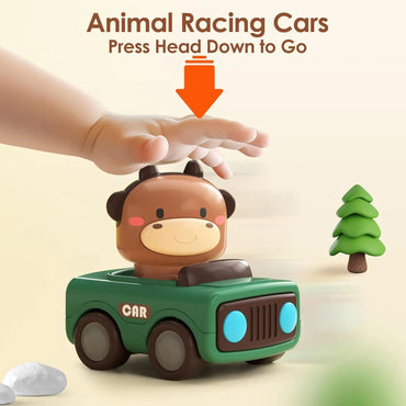 Children's Animal Toy Car Push-Along Vehicle Fun And Interactive Playtime Essential for Kids Intellectual Development Gift