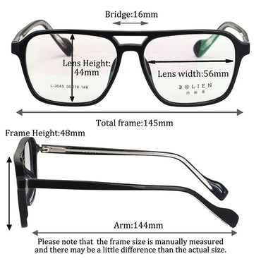 Big Size Progressive Multifocal Reading Glasses Unisex Myopia Color Lenses Blue Light Blocking Computer Glasses Custom By Buyer