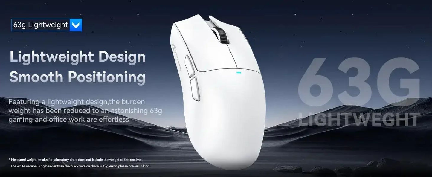 X11 ATTACK SHARK X11 Wireless Gamer Mouse with Charging Dock PixArt PAW3311 Gaming Sensor 22000 DPI BT/2.4G Wireless Mouse