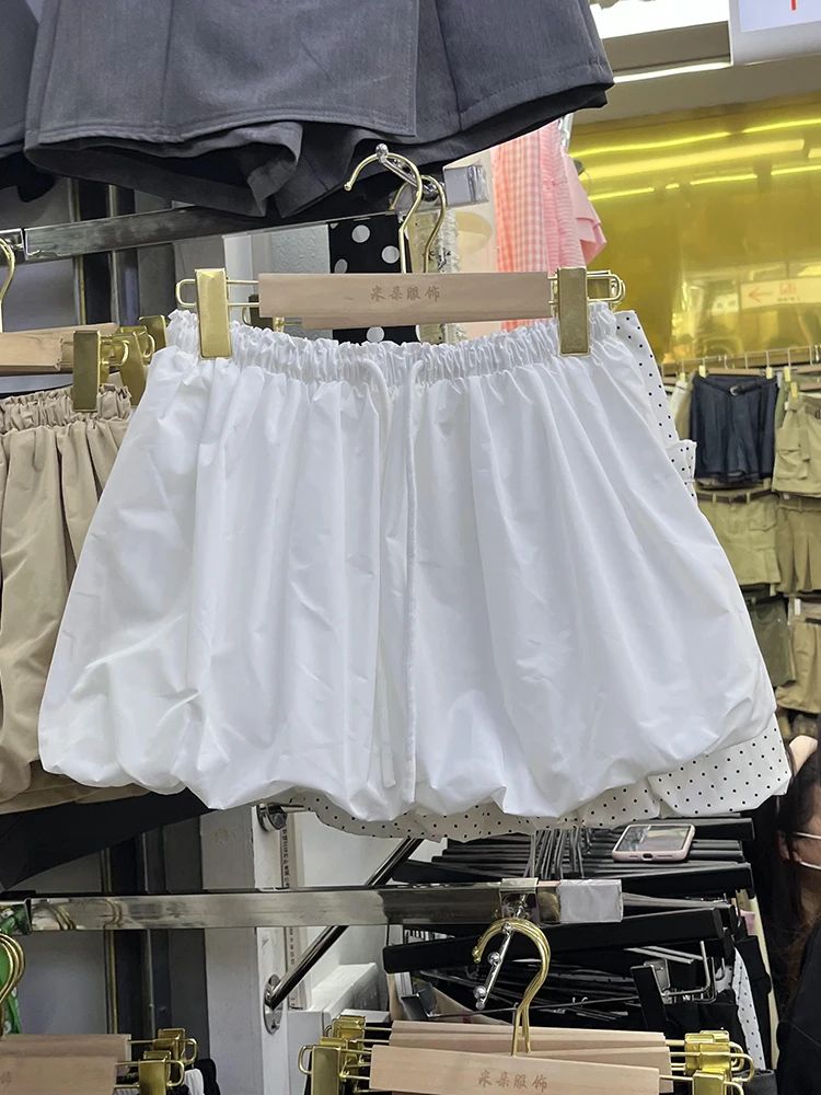 Vintage Sweet Bud Skirt Women A-line Lace-up High Waist Female Mini Skirts Falda